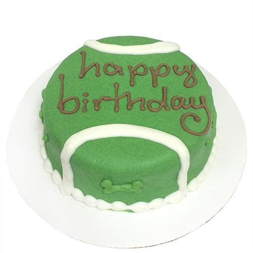 Tennis Ball Dog Birthday Cake