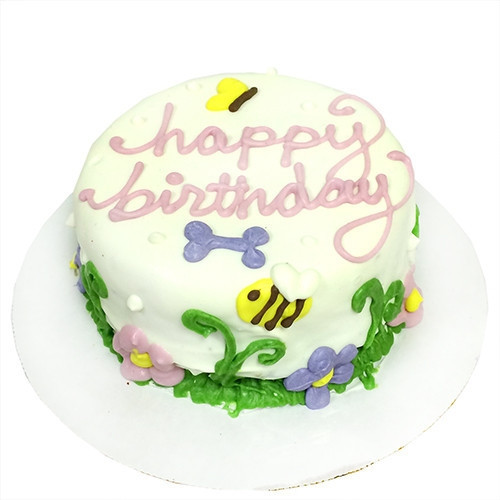 Garden Party Dog Cake