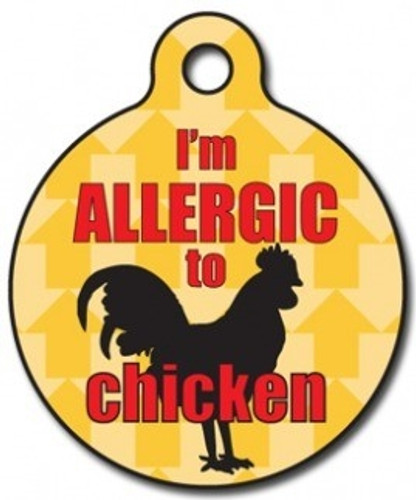 Chicken Allergy Medical Alert Dog ID Tag