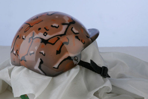 Airbrushed Camo Dog Helmet