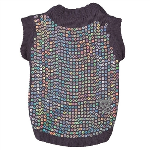 Sequin Dog Sweater