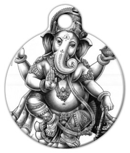 Ganesh Dog ID Tag