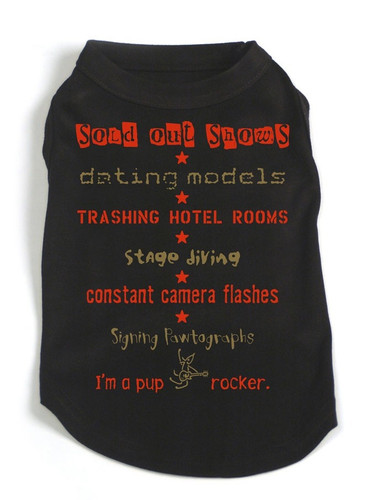 I'm a Pup Rocker Dog Tank