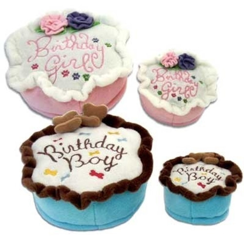 Birthday Cake Dog Toy