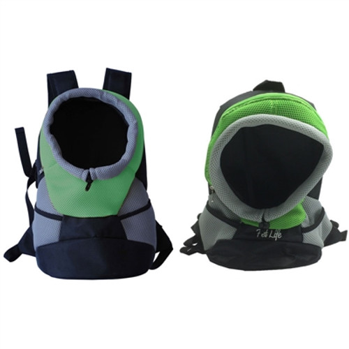 green backpack dog carrier