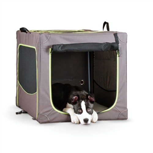 Soft Collapsible Dog Crate for Home or Travel